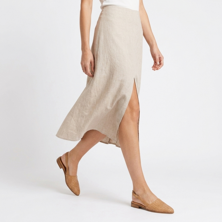 Kaminski | Damskie Plecione Loafersy Slingback z Regulowanym Paskiem