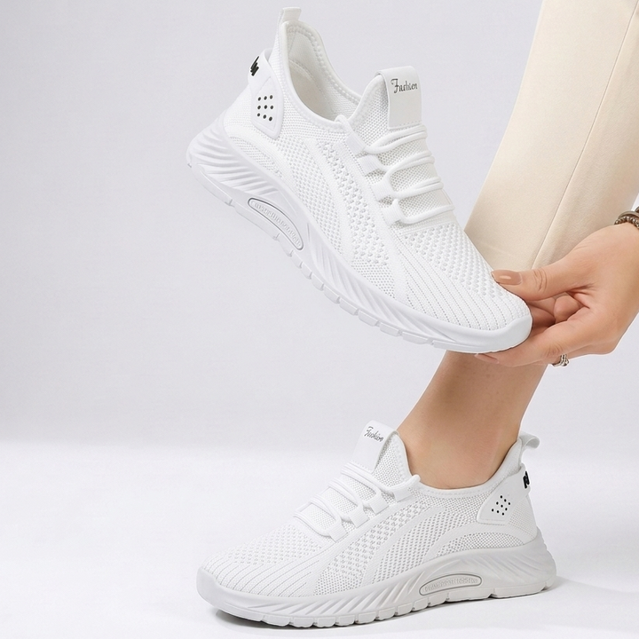 Kaminski | Damskie Oddychające Sneakersy z Dzianiny