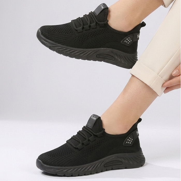 Kaminski | Damskie Oddychające Sneakersy z Dzianiny