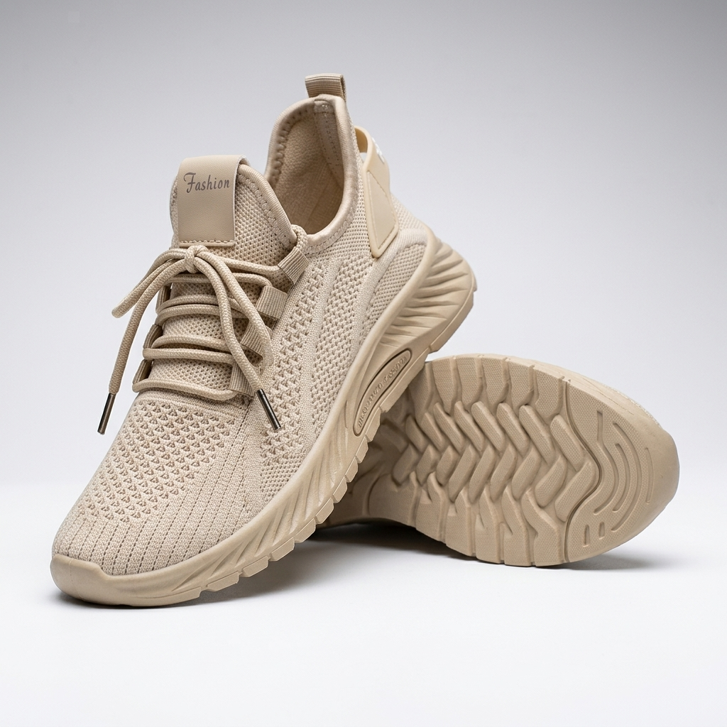 Kaminski | Damskie Oddychające Sneakersy z Dzianiny