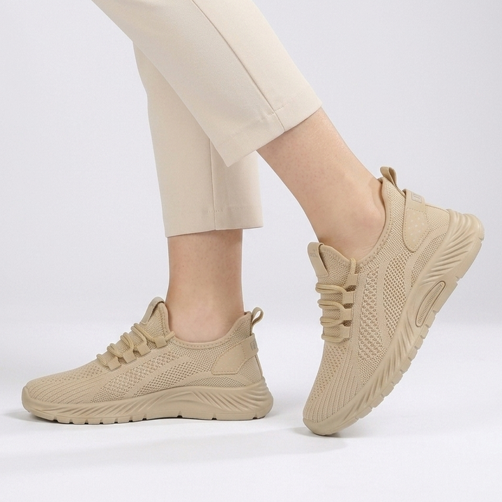 Kaminski | Damskie Oddychające Sneakersy z Dzianiny