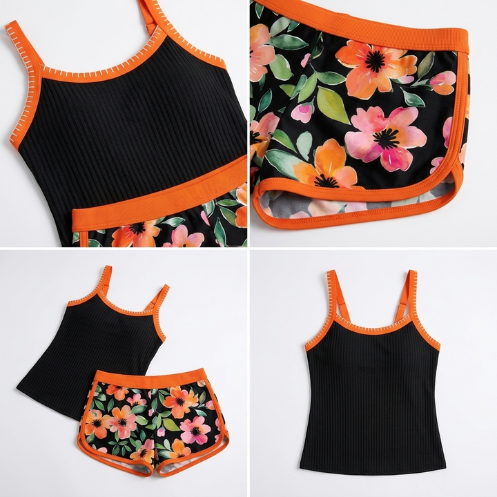 Kaminski | Elegancki Dwuczęściowy Tankini Damski z Szortami