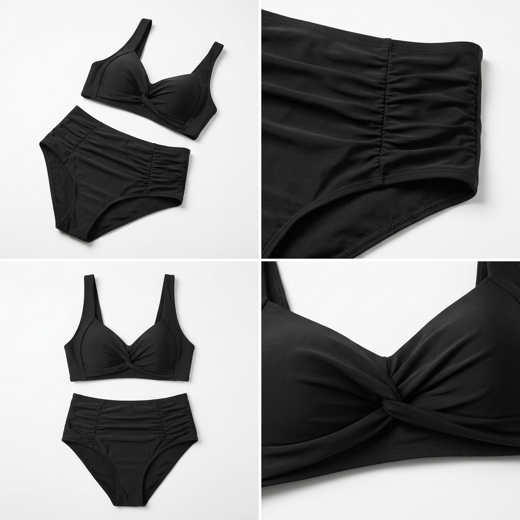 Kaminski | Damskie Bikini z Wysokim Stanem Modelujące