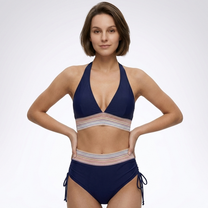 Kaminski | Damskie Bikini z Wysokim Stanem i Modelującym Pasem