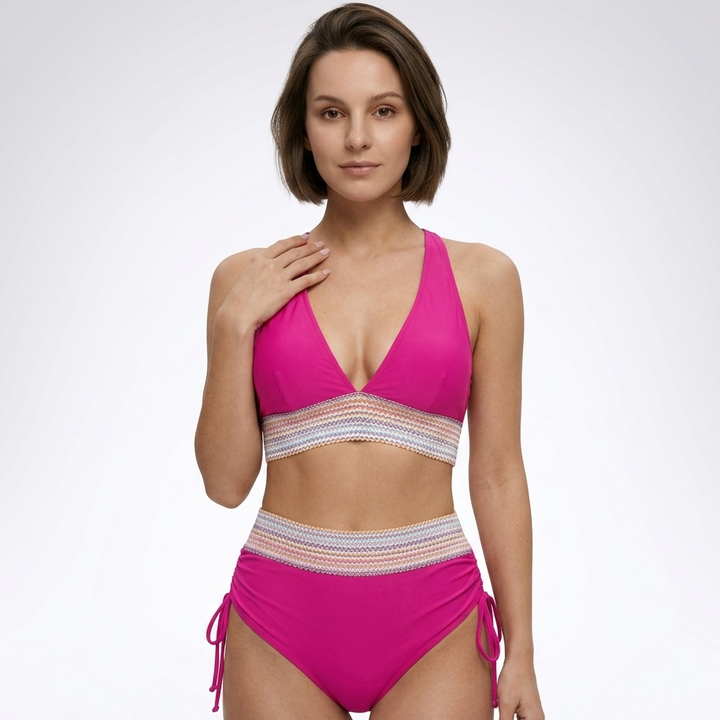 Kaminski | Damskie Bikini z Wysokim Stanem i Modelującym Pasem