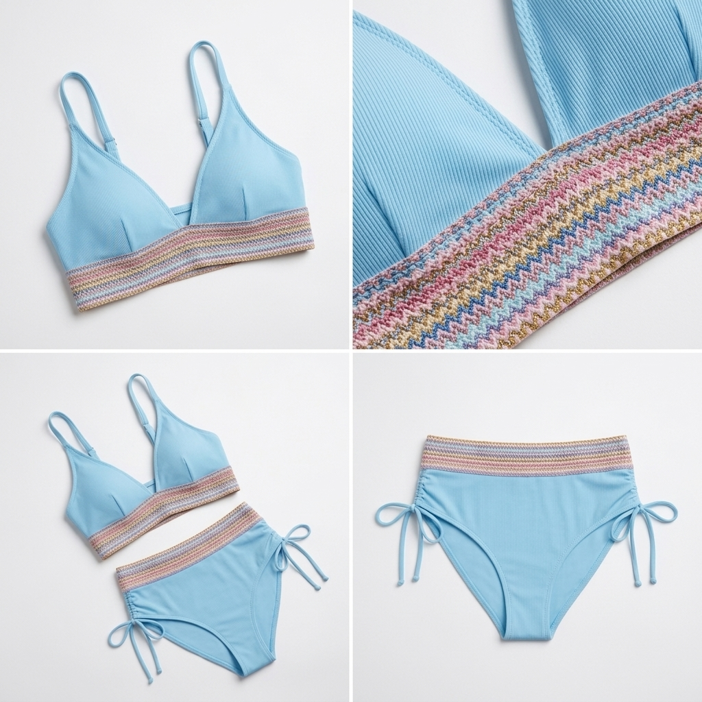 Kaminski | Damskie Bikini z Wysokim Stanem i Modelującym Pasem