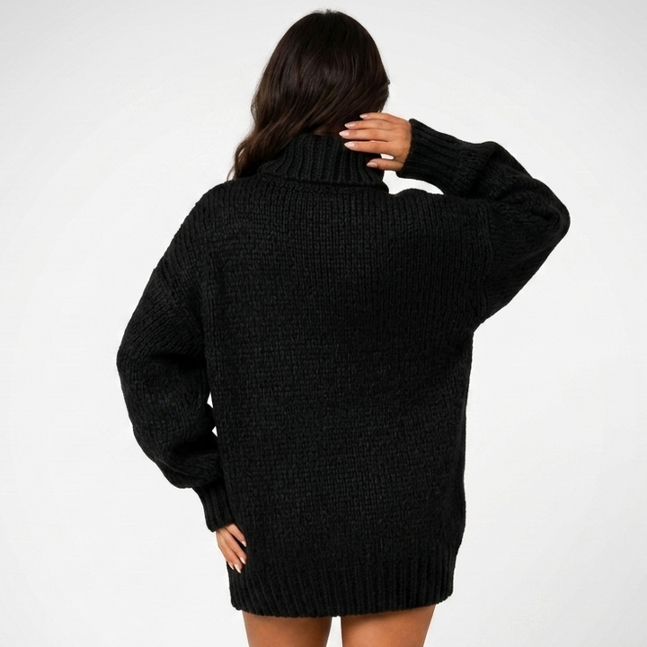 Kaminski | Sweter Oversize z Szerokim Kołnierzem