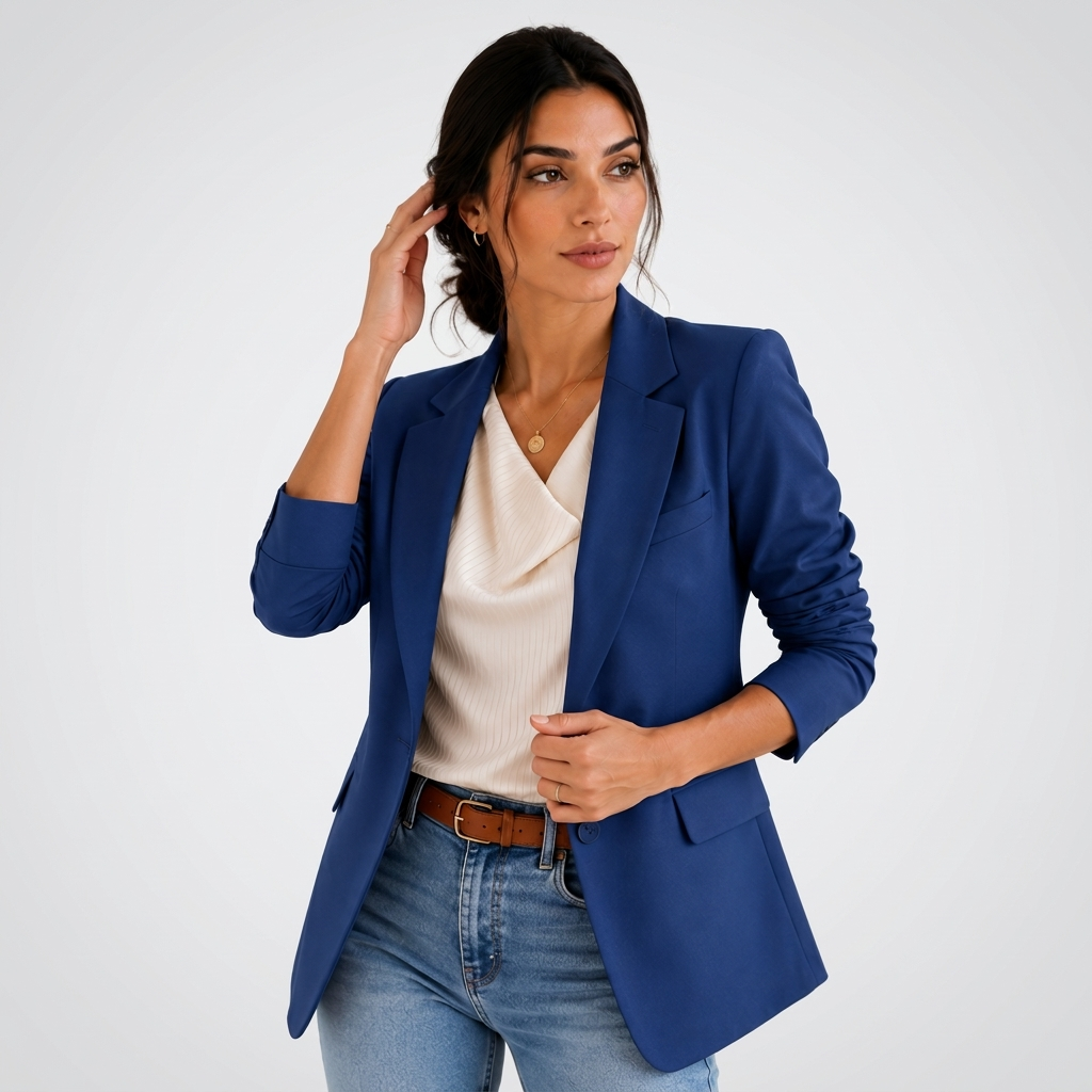 Kaminski | Elegancka Taliowana Marynarka z Jednym Guzikiem