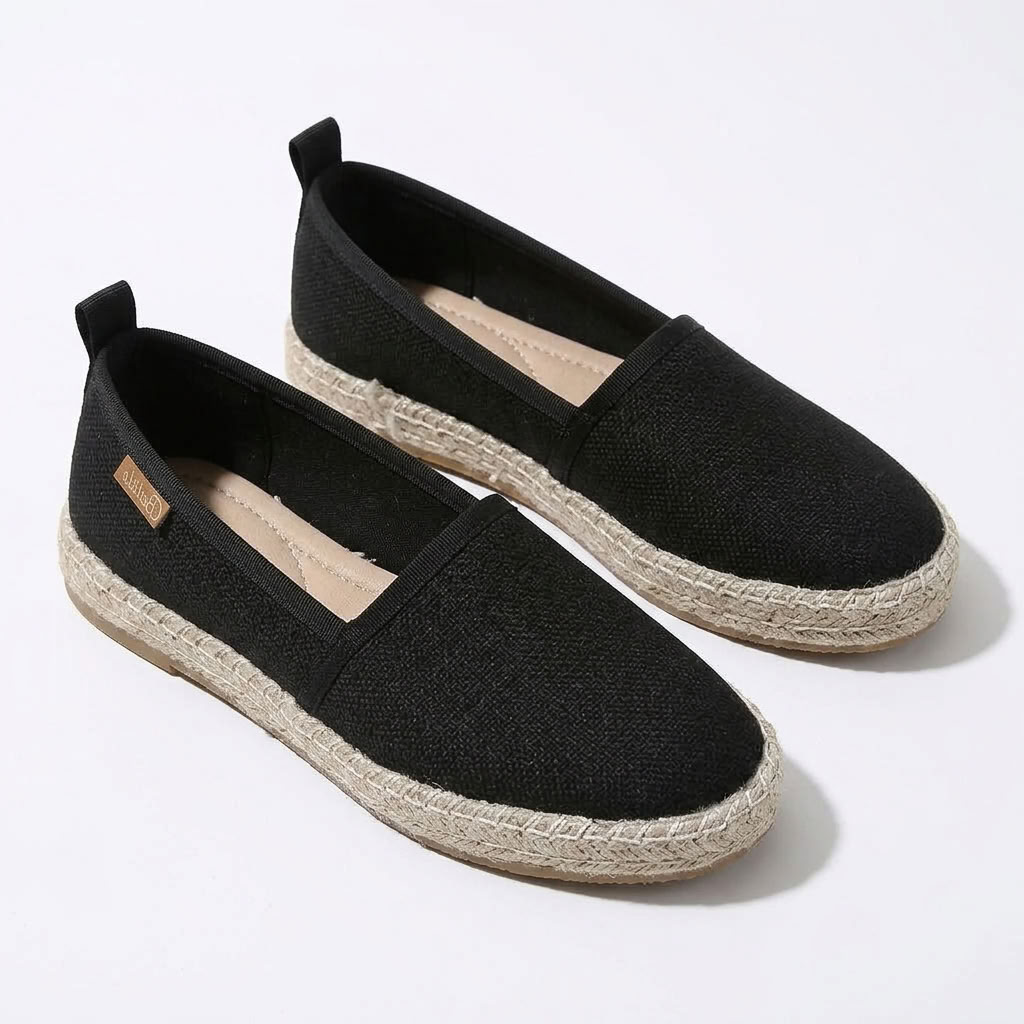 Kaminski | Lekkie Espadryle Slip-On z Subtelnym Połyskiem