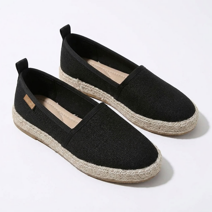 Kaminski | Lekkie Espadryle Slip-On z Subtelnym Połyskiem