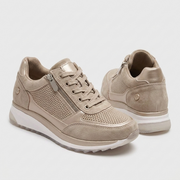 Kaminski | Damskie Sneakersy Ortopedyczne Walking z Zamkiem i Amortyzacją
