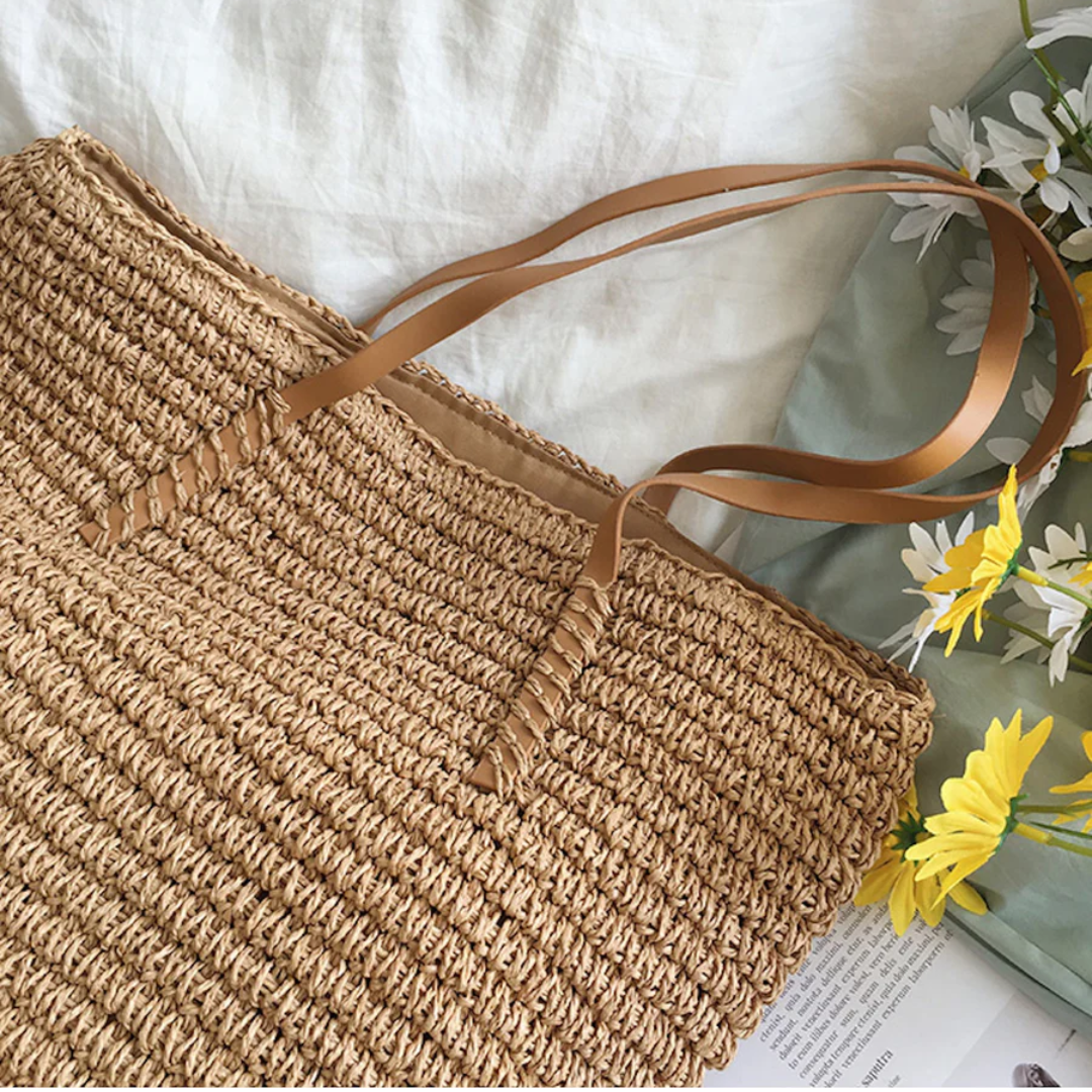 Duża torba na ramię z mocnym paskiem - TerraWoven