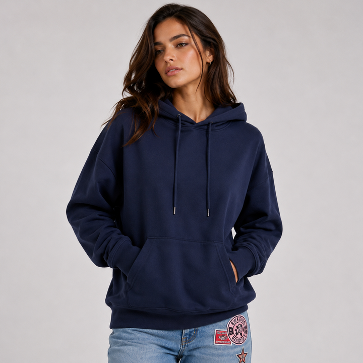Kaminski | Bluza z Kapturem z Motywem Gwiazdy w Panterkę