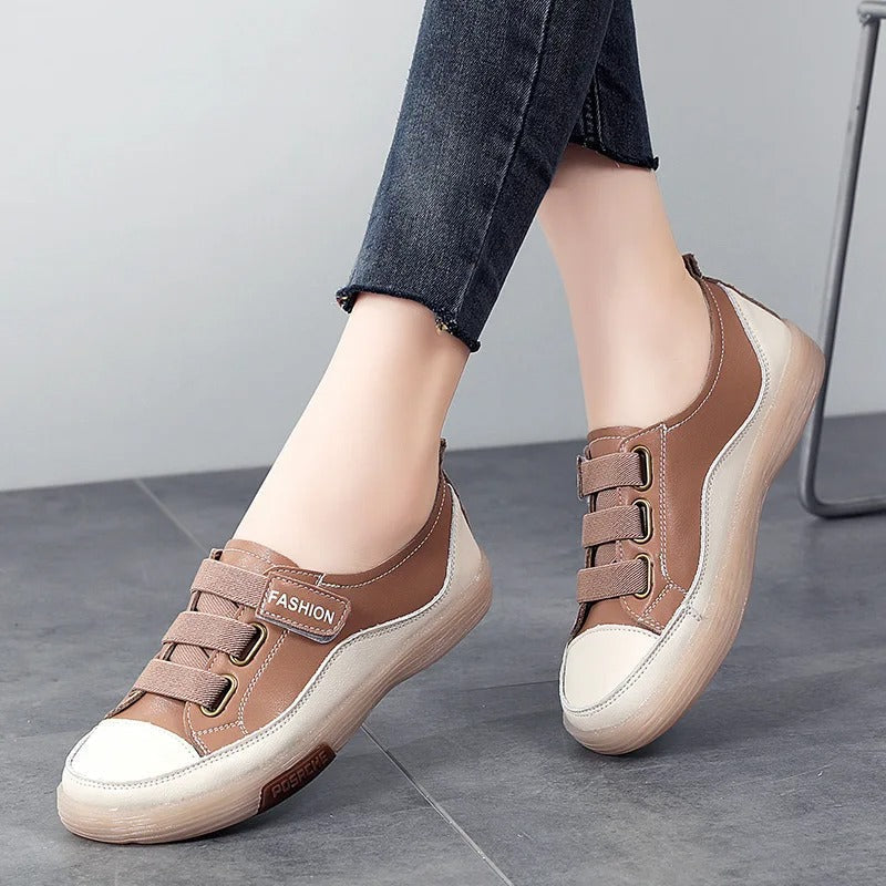 Eleganckie sneakersy ze skóry naturalnej dla kobiet – Beatrice