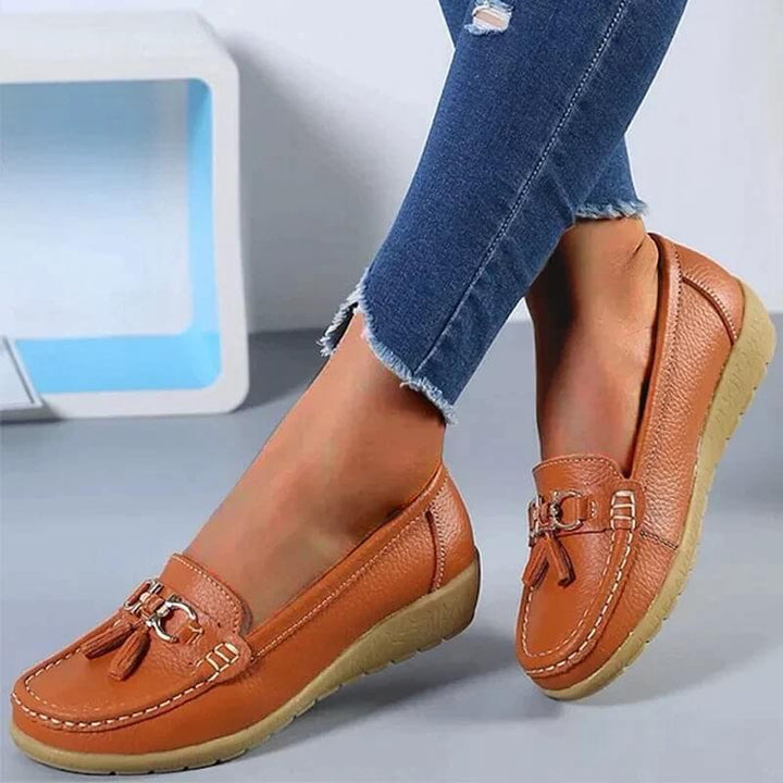 Ergonomiczne Skórzane Sandały - ElegaWalk