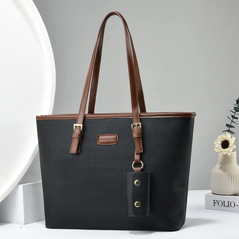 Kaminski | Damska torba shopper z długimi uchwytami