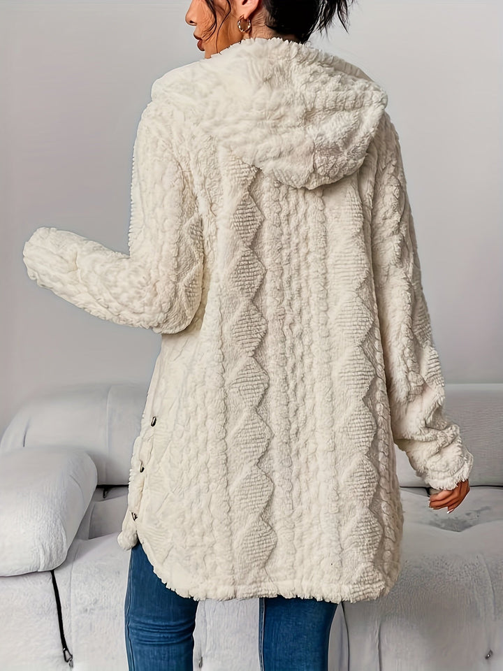Miękki Damski Sweter z Kapturem – Marit