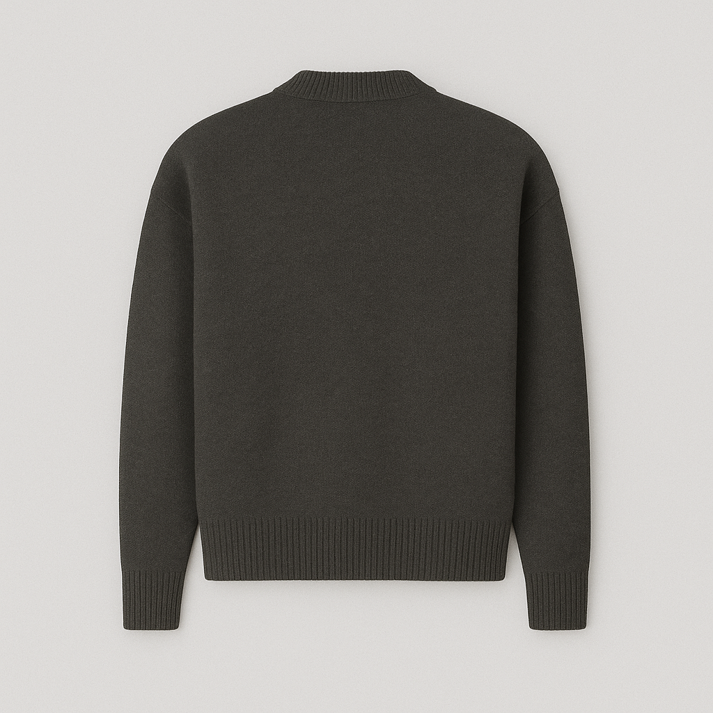 Kaminski | Sweter oversize z dzianiny z detalem serca