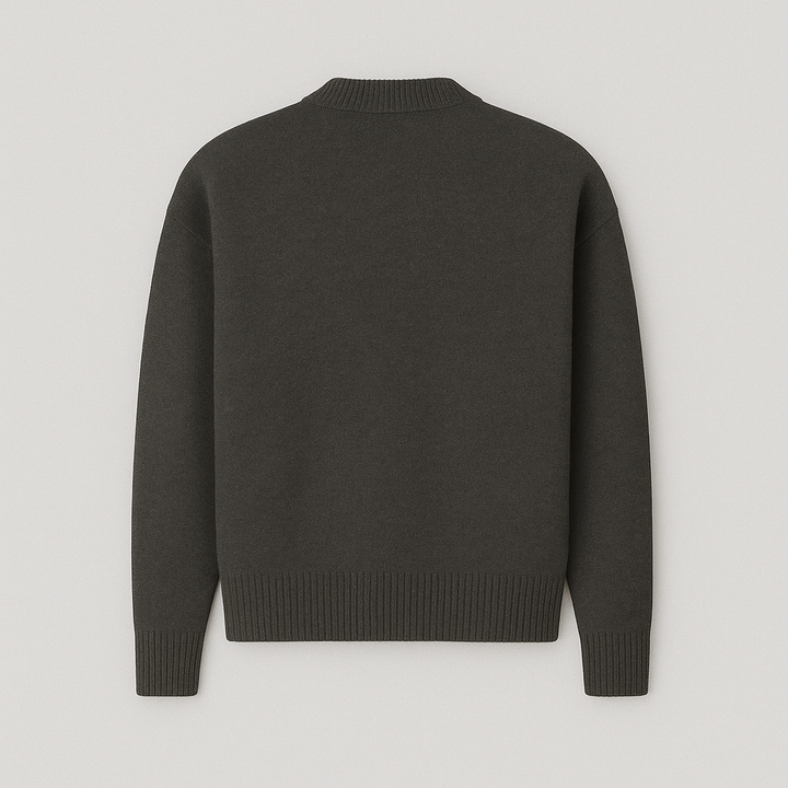 Kaminski | Sweter oversize z dzianiny z detalem serca