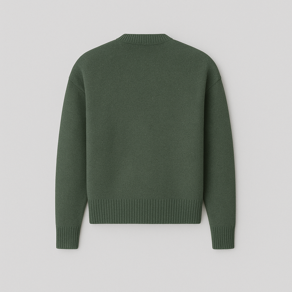 Kaminski | Sweter oversize z dzianiny z detalem serca