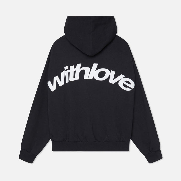 Kaminski | Bluza damska oversize z nadrukiem "Withlove” z kapturem