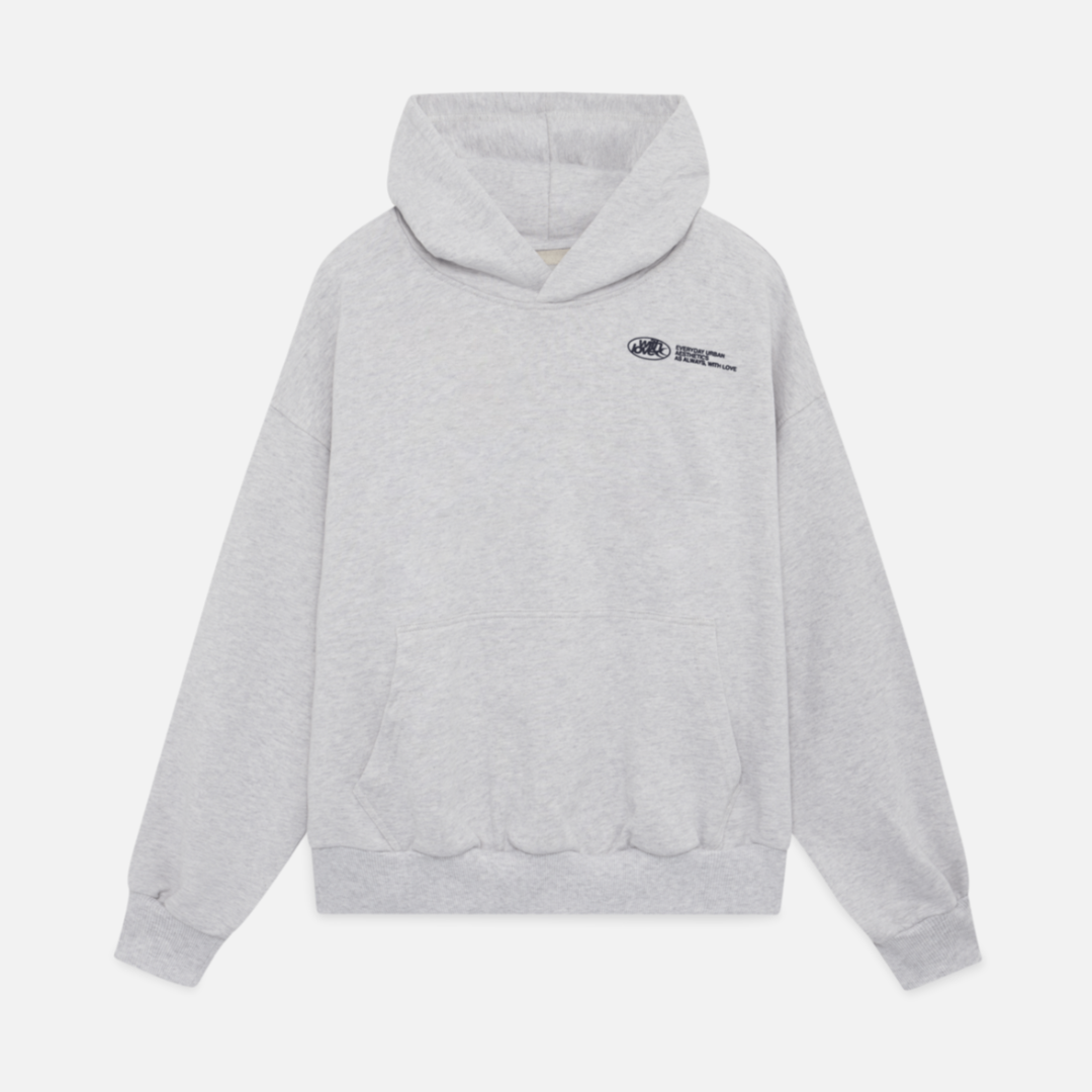 Kaminski | Bluza damska oversize z nadrukiem "Withlove” z kapturem