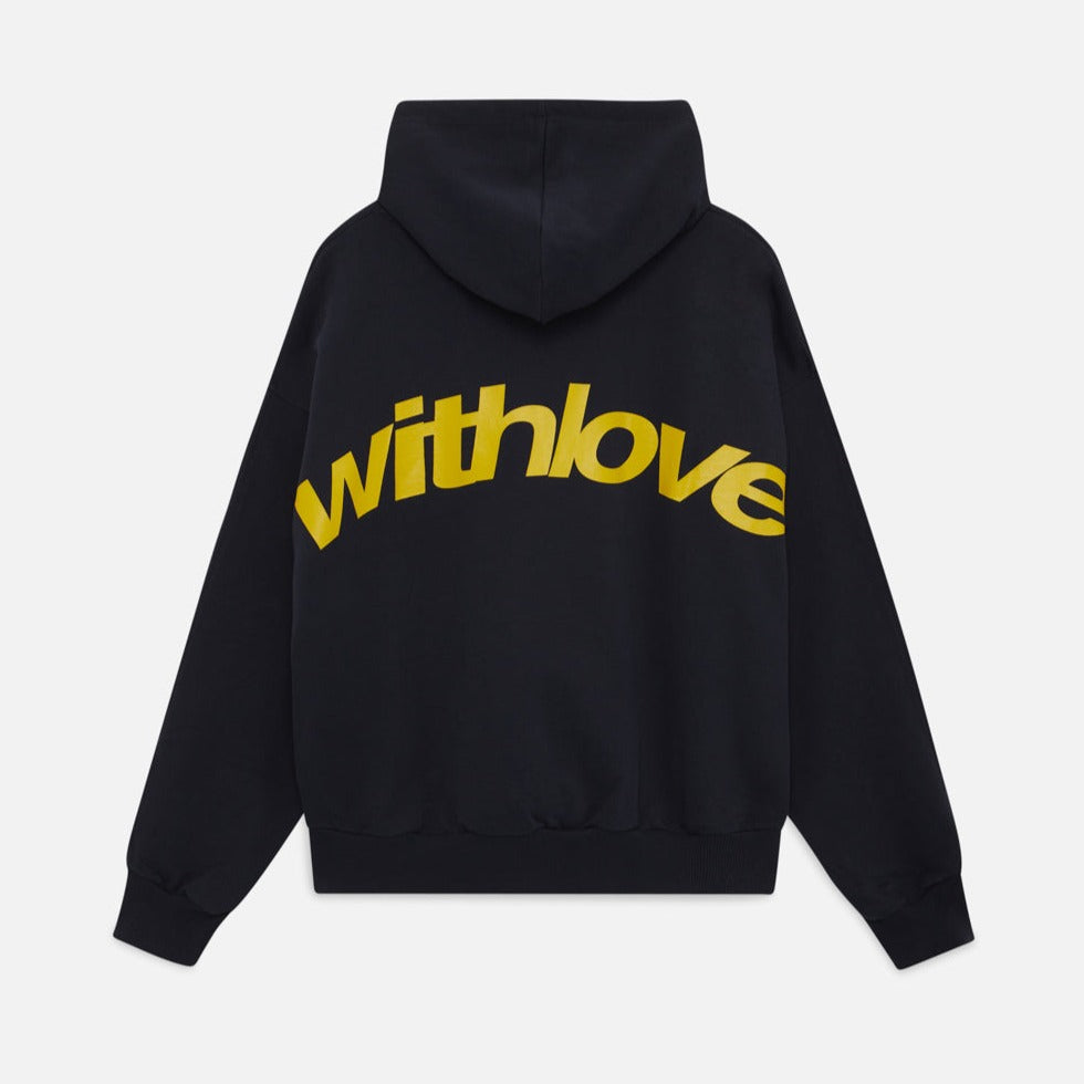Kaminski | Bluza damska oversize z nadrukiem "Withlove” z kapturem