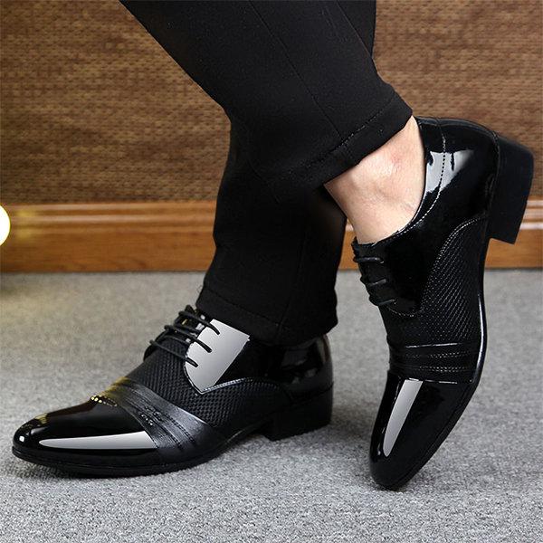 Wysokiej jakości męskie buty sznurowane - Adrian