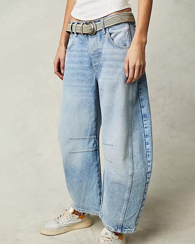 Jeans damskie w kroju barrel – edycja jesienna Maribel