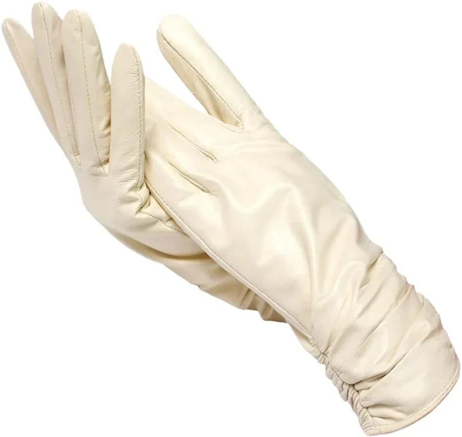Klasyczne Skórzane Rękawiczki Damskie - LuxLeather