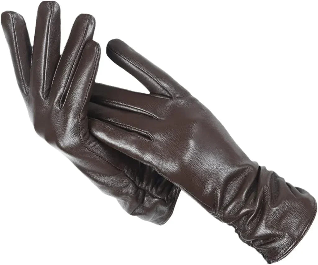 Klasyczne Skórzane Rękawiczki Damskie - LuxLeather