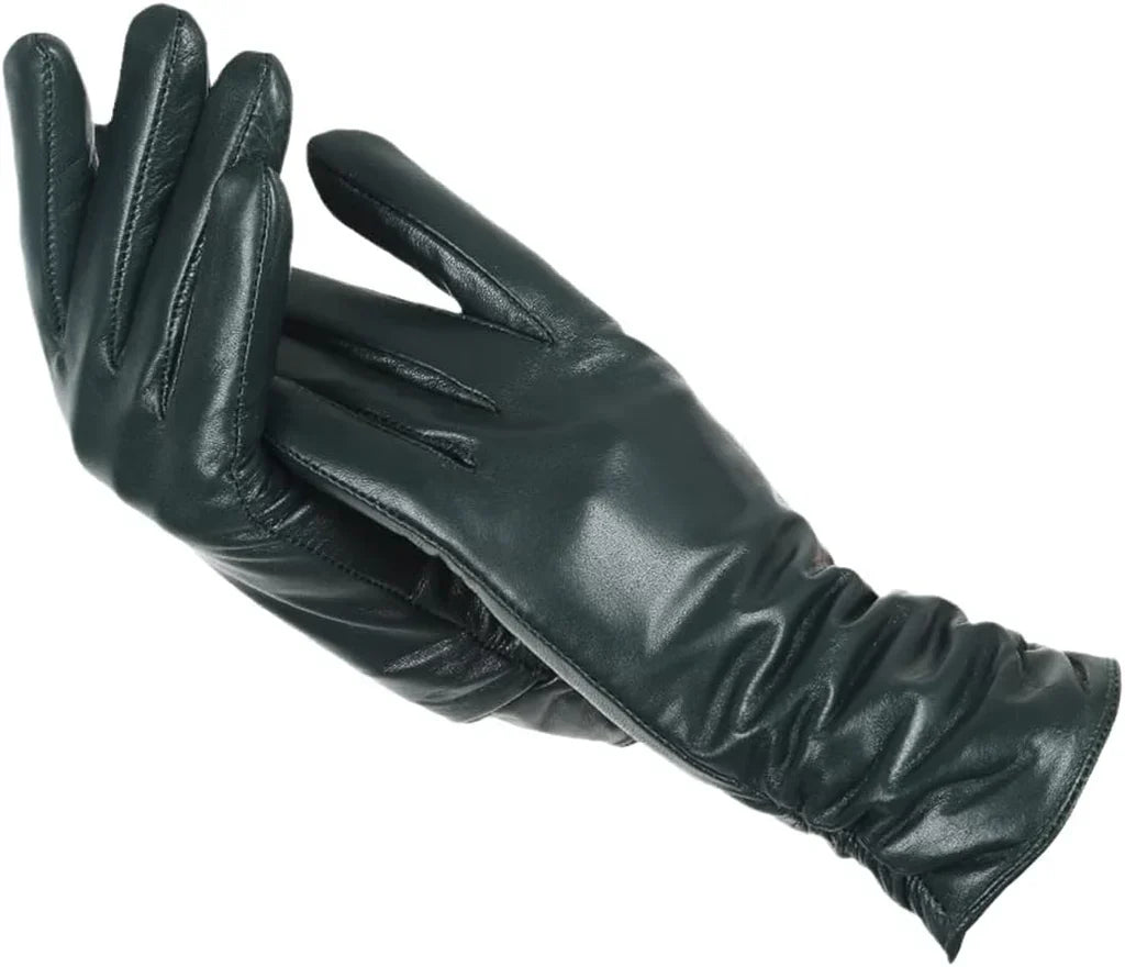 Klasyczne Skórzane Rękawiczki Damskie - LuxLeather