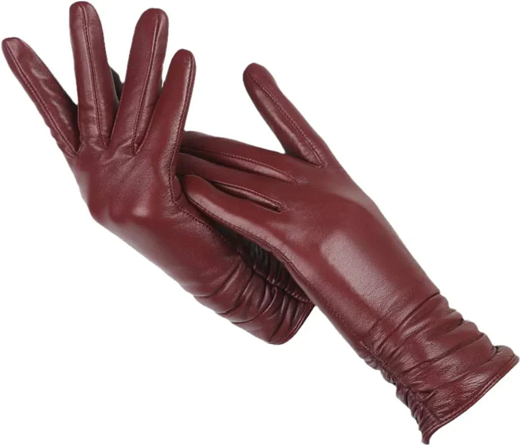 Klasyczne Skórzane Rękawiczki Damskie - LuxLeather