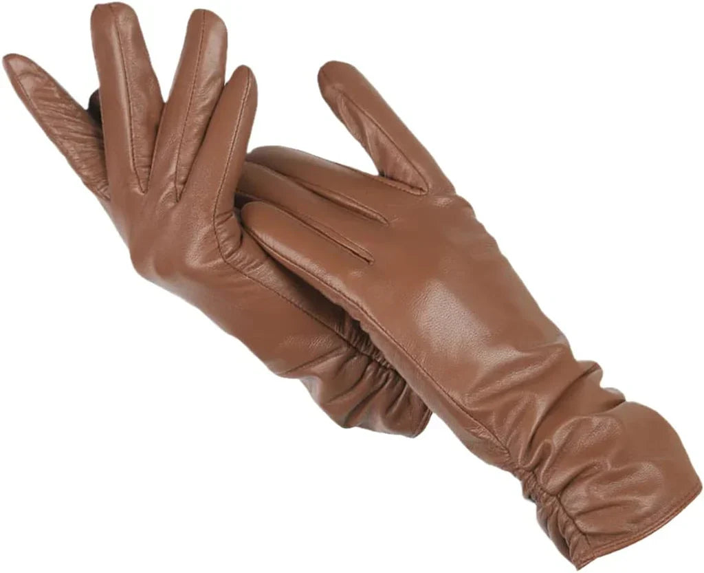 Klasyczne Skórzane Rękawiczki Damskie - LuxLeather