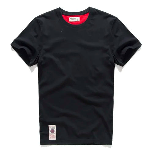 Klasyczny t-shirt bawełniany o ponadczasowym wyglądzie – Victor