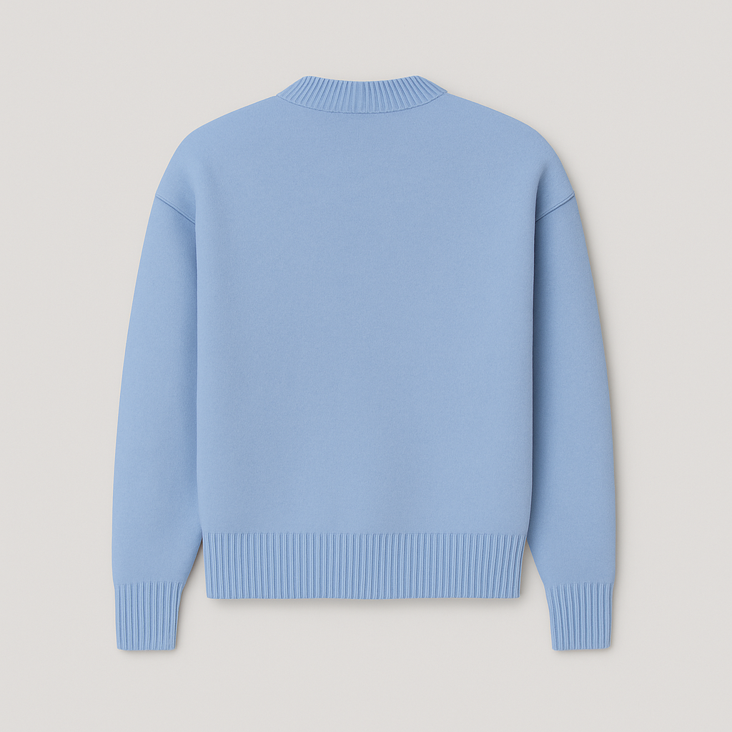 Kaminski | Sweter oversize z dzianiny z detalem serca