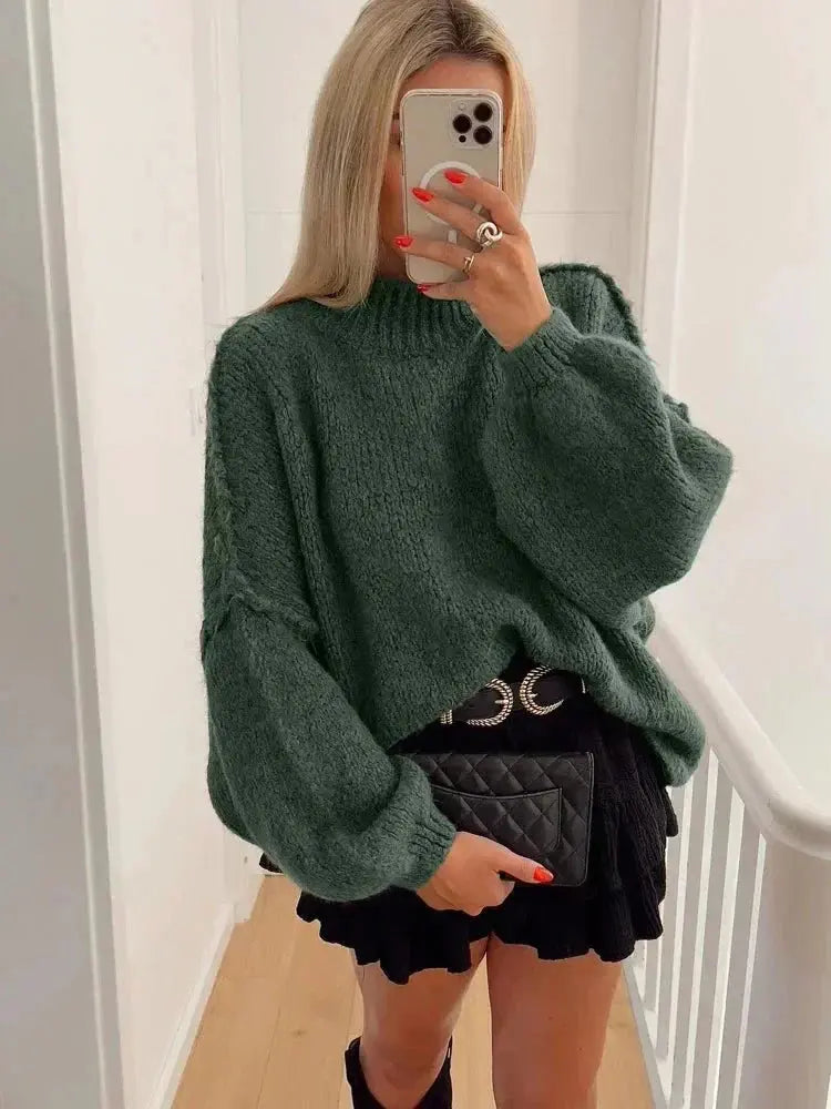 Élodie | Oversize sweter damski na jesień i chłodne dni
