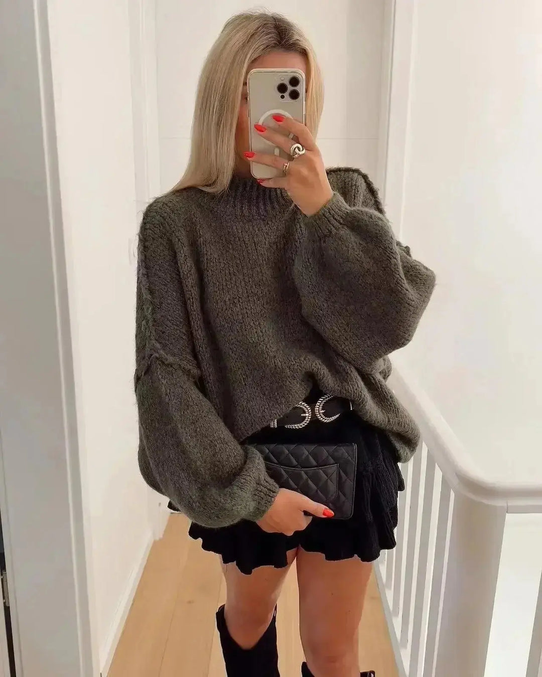 Jana | Przytulny oversize’owy sweter na jesień – miękki, ciepły i stylowy do codziennych stylizacji