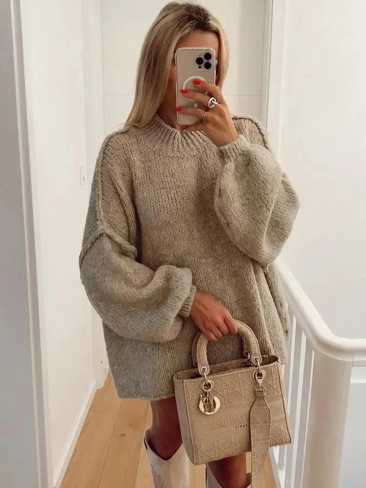 Élodie | Oversize sweter damski na jesień i chłodne dni