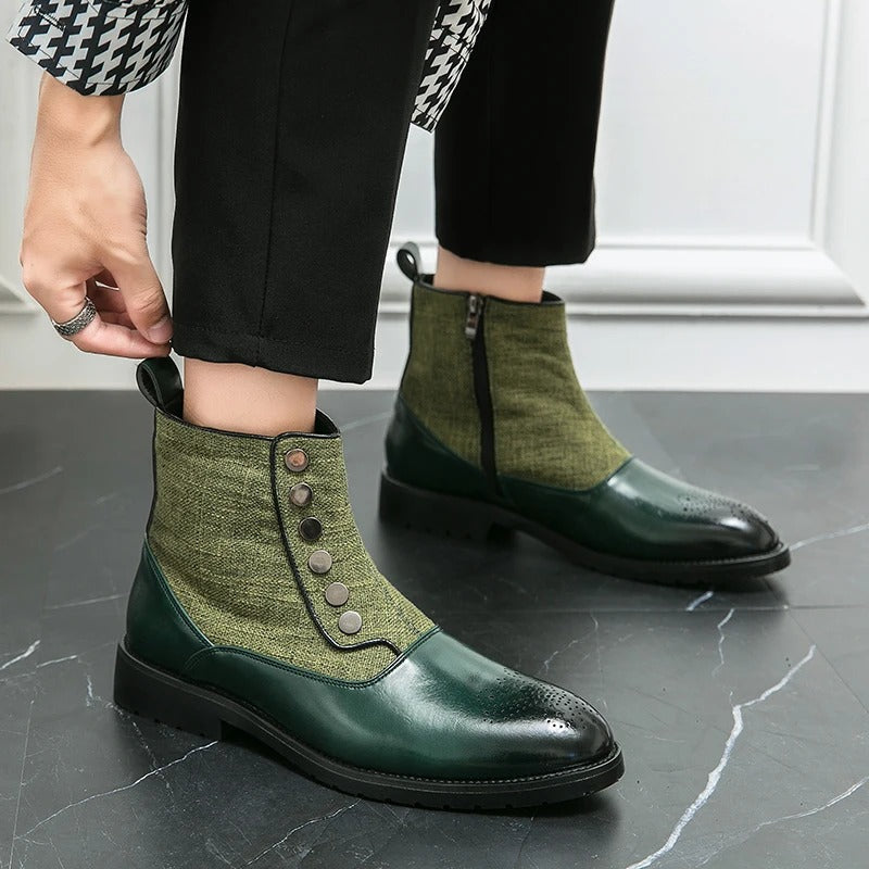 Luksusowe Skórzane Buty Męskie - Levi
