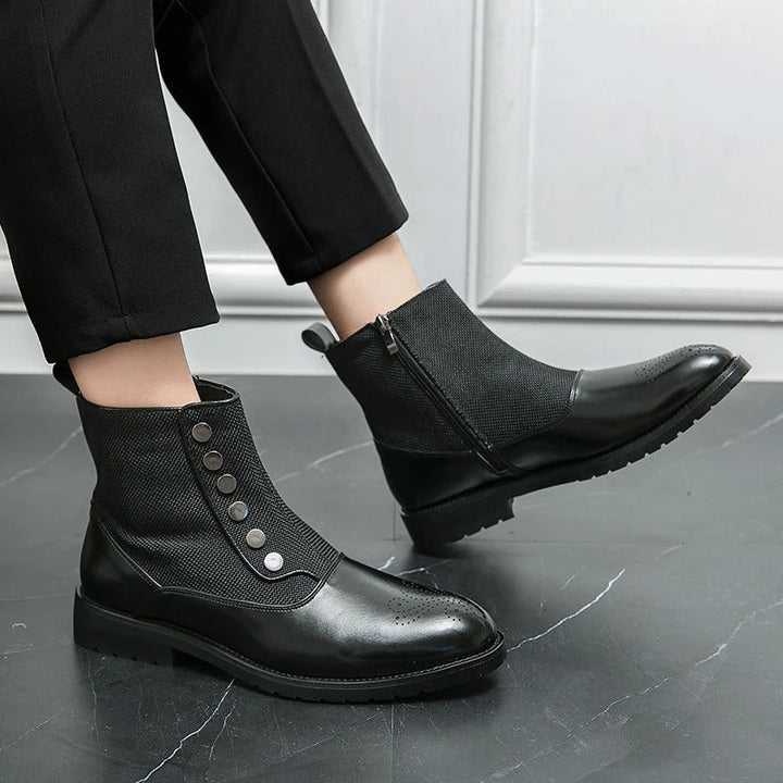 Luksusowe Skórzane Buty Męskie - Levi