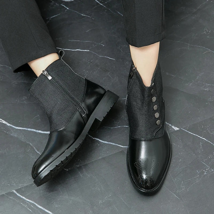Luksusowe Skórzane Buty Męskie - Levi