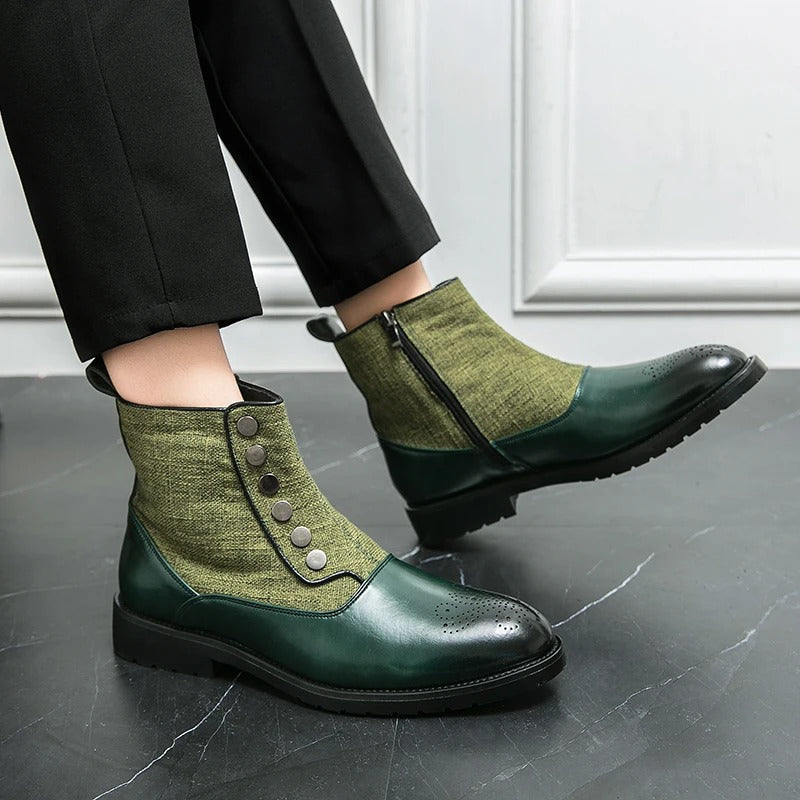 Luksusowe Skórzane Buty Męskie - Levi