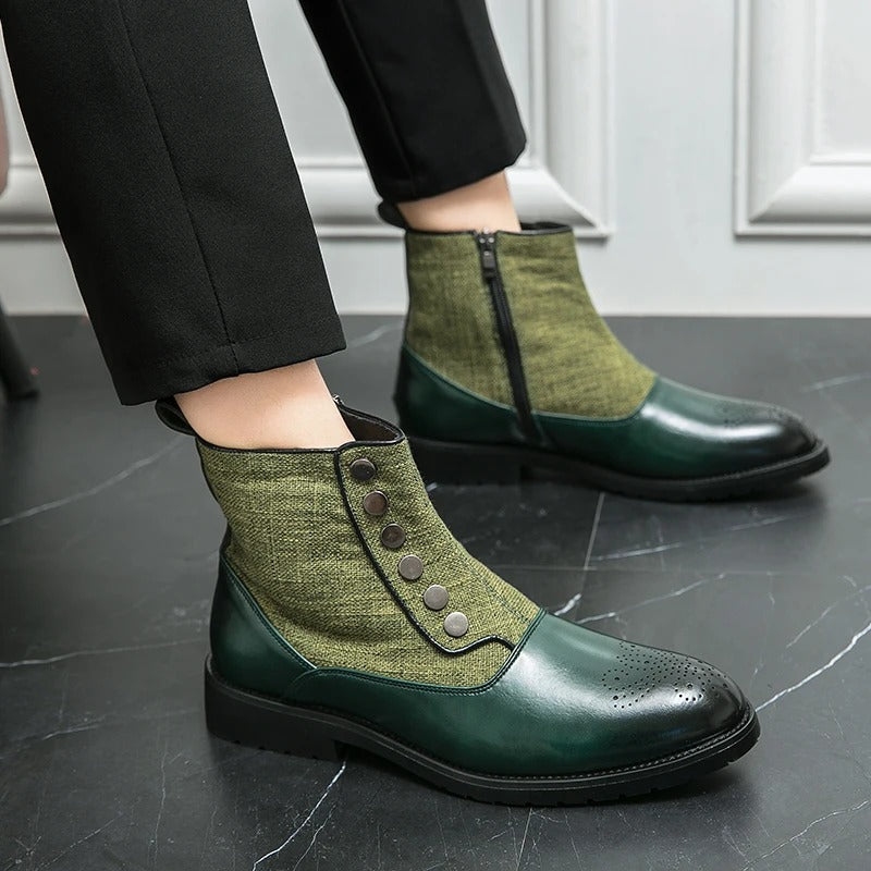 Luksusowe Skórzane Buty Męskie - Levi