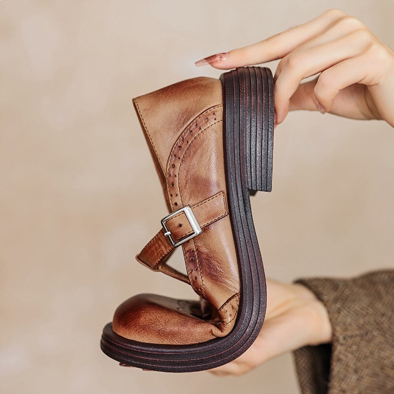 Mattea | Eleganckie skórzane buty