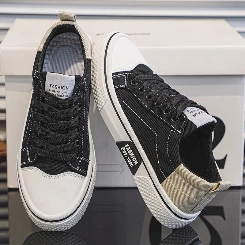 Leszek | Męskie Sneakersy z Klasycznym Sznurowaniem