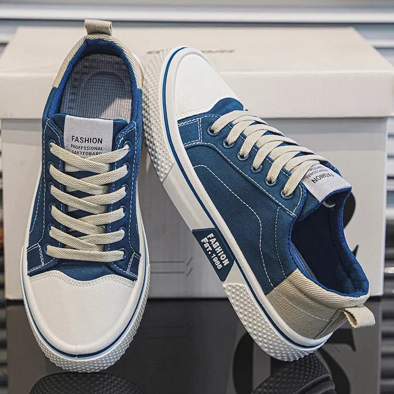 Leszek | Męskie Sneakersy z Klasycznym Sznurowaniem
