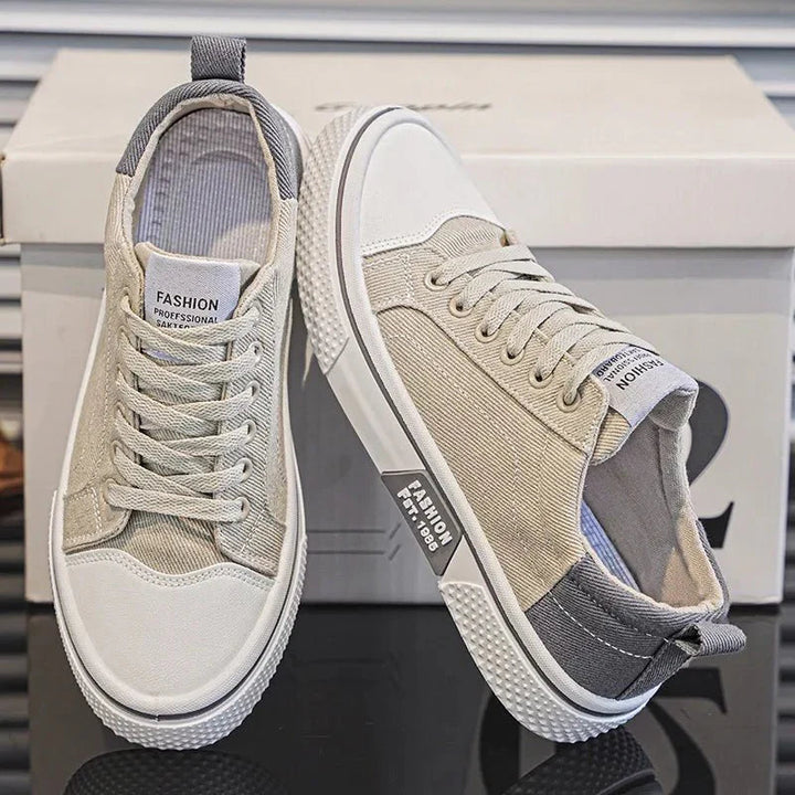 Leszek | Męskie Sneakersy z Klasycznym Sznurowaniem