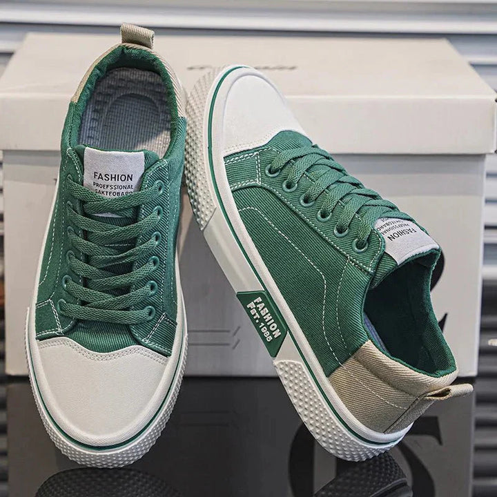 Leszek | Męskie Sneakersy z Klasycznym Sznurowaniem