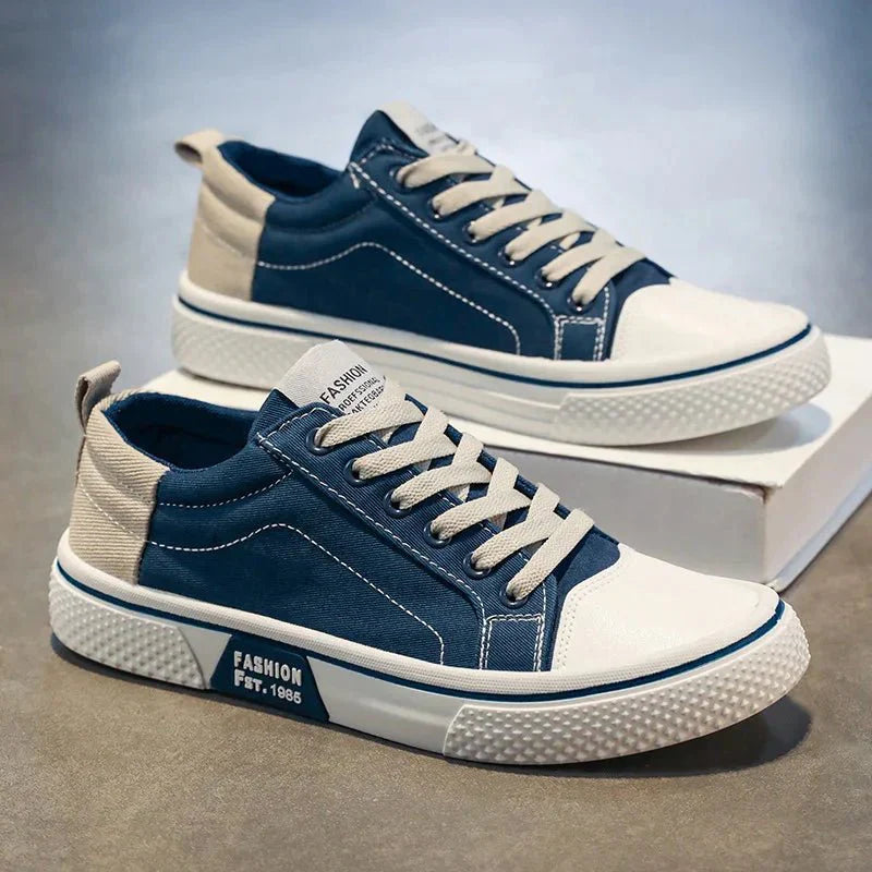 Leszek | Męskie Sneakersy z Klasycznym Sznurowaniem